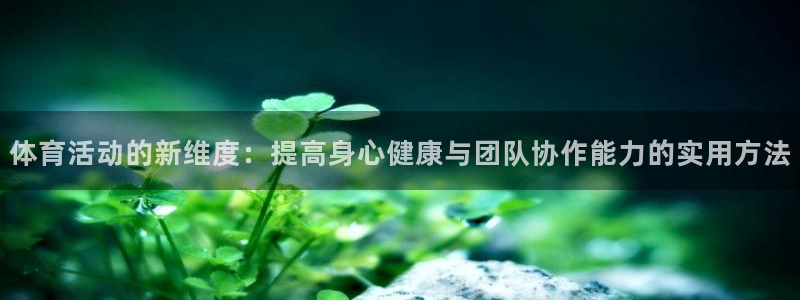 一竞技官网下载招商电话：体育活动的新维度：提高身心健